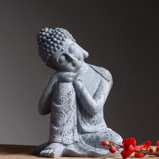 Buddha Gift Tibetan Meditating Buddha Serenity Resin Statue Decoration