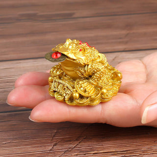 Buddha Gift FengShui Wealth Lucky Frog Decoration