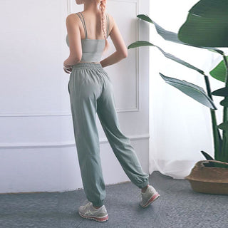 Buddha Gift High Waist Fitness Yoga Sports Jogger Track Pants With Pockets Sweatpants