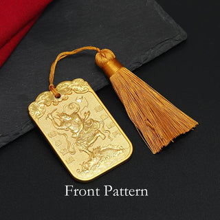 Buddha Gift Feng Shui Auspicious Star Wenchang Pen Pagoda Koi Fish Car Hanging Decoration