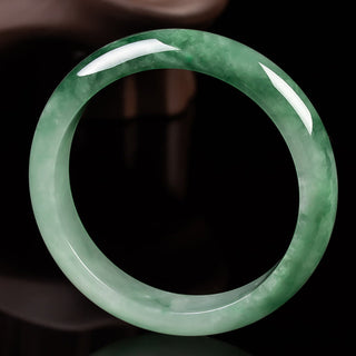 Buddha Gift Natural Jade Fortune Blessing Bangle Bracelet