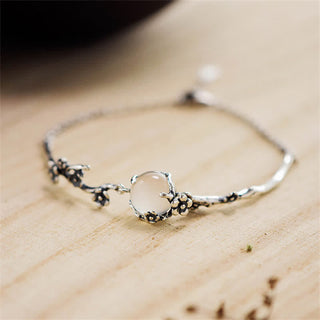 Buddha Gift Plum Blossom Chalcedony Positive Bracelet