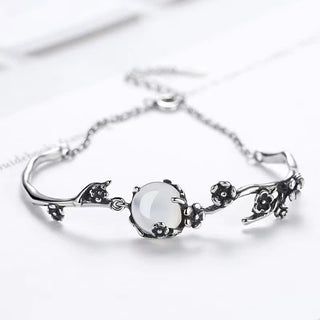 Buddha Gift Plum Blossom Chalcedony Positive Bracelet