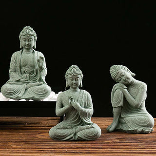 Buddha Gift Tibetan Meditation Contemplation Buddha Serenity Compassion Statue Figurine Decoration