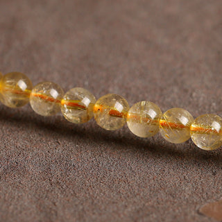 Buddha Gift Natural Citrine Prosperity Protection Bracelet