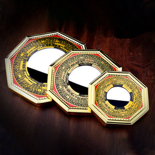 Buddha Gift Feng Shui Bagua Map Balance Harmony Living Room Energy Map Mirror