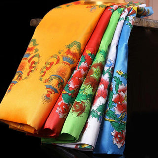Buddha Gift Tibetan Lucky Blessing 5 Colors Khata Decoration