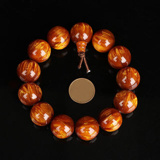 Buddha Gift Golden Sea Willow Success Positive Bracelet Mala