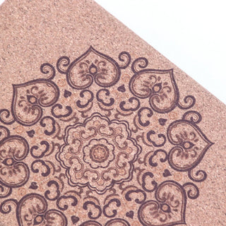 Buddha Gift Tibetan Mandala Mindful Yoga Cork Block