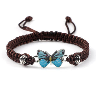 Buddha Gift Butterfly Freedom Love String Charm Bracelet