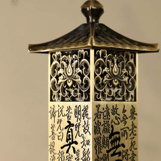 Buddha Gift Heart Sutra Alloy Incense Holder Healing Home Decoration Incense Burner