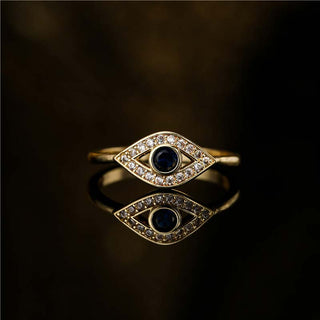 Buddha Gift Evil Eye Protection Blessing Copper Ring