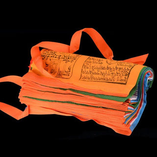 Buddha Gift Tibetan 5 Colors Windhorse Scriptures Auspicious Outdoor Prayer Flag