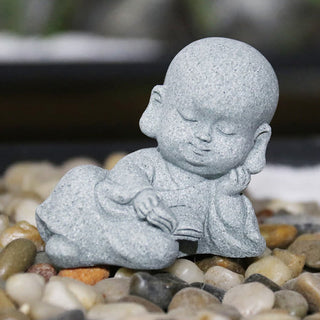 Buddha Gift Meditation Prayer Monk Buddha Statue Serenity Home Decoration