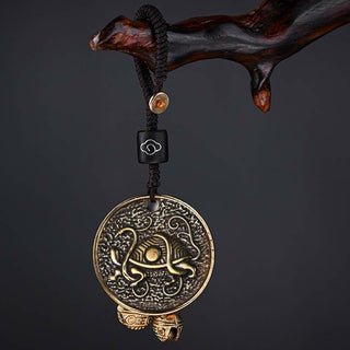Buddha Gift Four Symbols Azure Dragon White Tiger Vermilion Bird Black Tortoise Key Chain