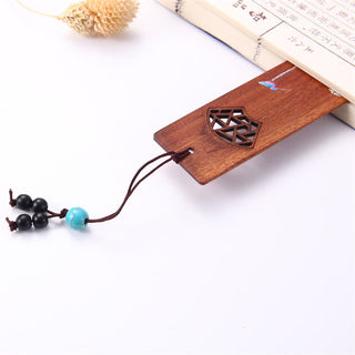 Buddha Gift 4Pcs Four Seasons Plum Orchid Bamboo Chrysanthemum Peking Opera Mask Wood Bookmarks With Gift Box