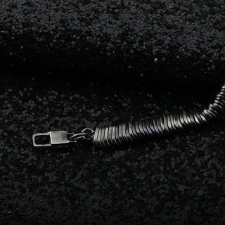 Buddha Gift 925 Sterling Silver Vintage Twisted Design Wealth Healing Chain Bracelet