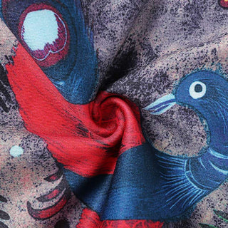 Buddha Gift Red Blue Peacock Feather Print Pants Sports Fitness Yoga Leggings Women's Yoga Pants