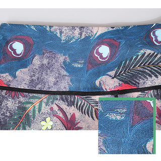 Buddha Gift Red Blue Peacock Feather Print Pants Sports Fitness Yoga Leggings Women's Yoga Pants