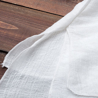 Buddha Gift 2Pcs Simple Design White Top Pants Meditation Yoga Zen Tai Chi Cotton Linen Clothing Women's Set