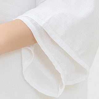 Buddha Gift 2Pcs Simple Chinese Frog Button Design Top Pants Meditation Yoga Zen Tai Chi Cotton Clothing Women's Set