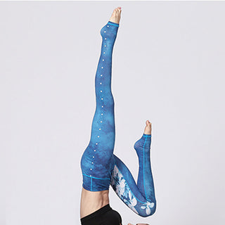 Buddha Gift Lotus Flower Floral Print Design Pants Sports Fitness Yoga Leggings Women's Yoga Pants