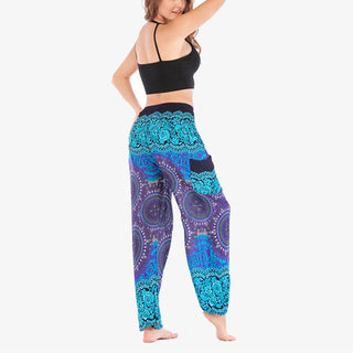 Buddha Gift Boho Loose Harem Trousers Women's Yoga Pants