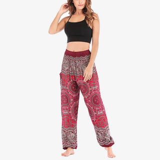 Buddha Gift Boho Loose Harem Trousers Women's Yoga Pants
