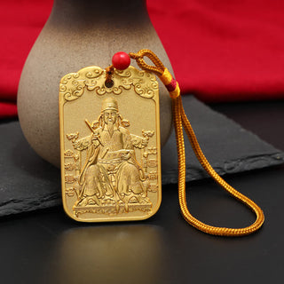Buddha Gift Feng Shui Auspicious Star Wenchang Pen Pagoda Koi Fish Car Hanging Decoration