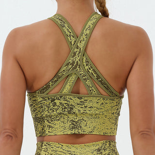 Buddha Gift Seamless Fitness Crop Tank Top High Waist Leggings Pants Sports Gym Yoga Outfits