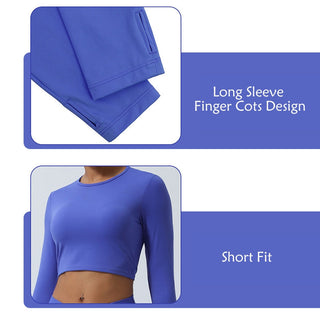 Buddha Gift Women Workout Long Sleeve Crisscross Backless Top Tee Leggings Sports Fitness Yoga Outfit