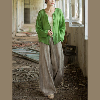 Buddha Gift Retro Tie Dye Harem Pants Casual Women's Yoga Pants With Pockets