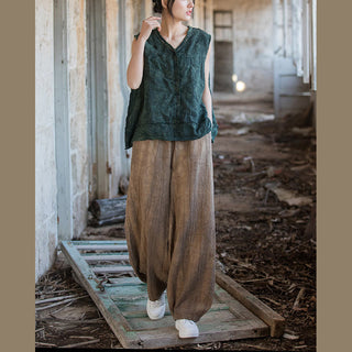 Buddha Gift Retro Tie Dye Harem Pants Casual Women's Yoga Pants With Pockets