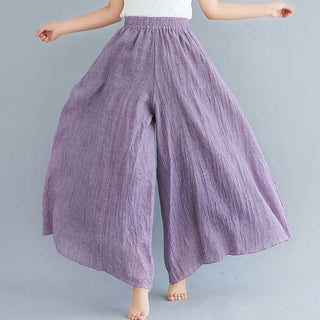 Buddha Gift Women Casual Loose Cotton Linen Wide Leg Pants For Yoga Dance