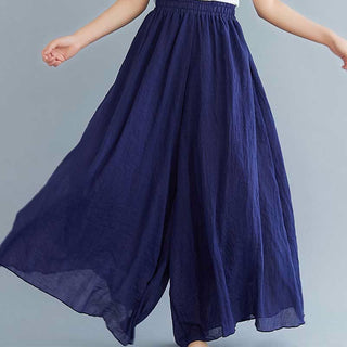 Buddha Gift Women Casual Loose Cotton Linen Wide Leg Pants For Yoga Dance