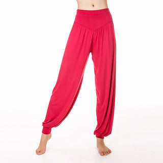 Buddha Gift Solid Color Modal Yoga Dance Long Harem Pants