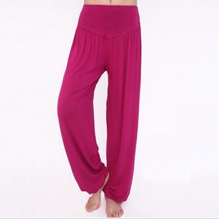 Buddha Gift Solid Color Modal Yoga Dance Long Harem Pants
