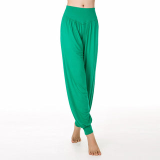 Buddha Gift Solid Color Modal Yoga Dance Long Harem Pants