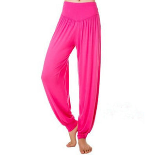 Buddha Gift Solid Color Modal Yoga Dance Long Harem Pants