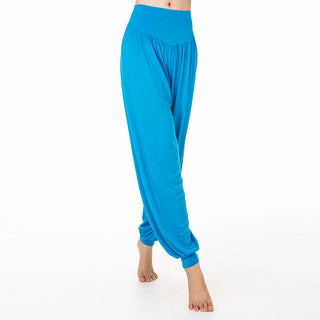 Buddha Gift Solid Color Modal Yoga Dance Long Harem Pants
