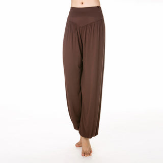 Buddha Gift Solid Color Modal Yoga Dance Long Harem Pants