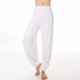Buddha Gift Solid Color Modal Yoga Dance Long Harem Pants