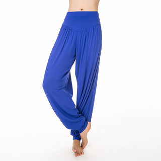 Buddha Gift Solid Color Modal Yoga Dance Long Harem Pants