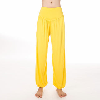 Buddha Gift Solid Color Modal Yoga Dance Long Harem Pants