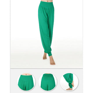 Buddha Gift Solid Color Modal Yoga Dance Long Harem Pants