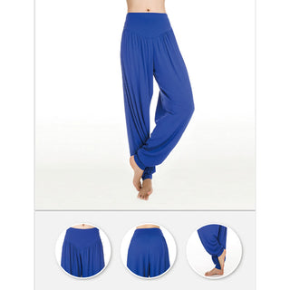 Buddha Gift Solid Color Modal Yoga Dance Long Harem Pants