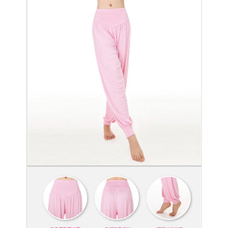 Buddha Gift Solid Color Modal Yoga Dance Long Harem Pants