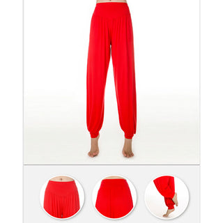 Buddha Gift Solid Color Modal Yoga Dance Long Harem Pants