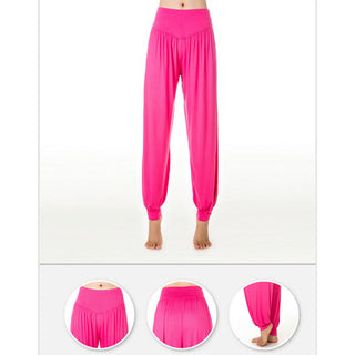 Buddha Gift Solid Color Modal Yoga Dance Long Harem Pants