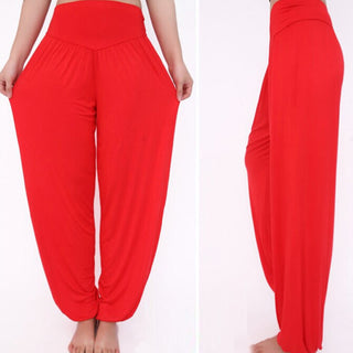 Buddha Gift Solid Color Modal Yoga Dance Long Harem Pants